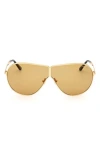 Tom Ford Keating 71mm Oversize Pilot Sunglasses