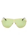 Tom Ford Keating 71mm Oversize Pilot Sunglasses In Neutral