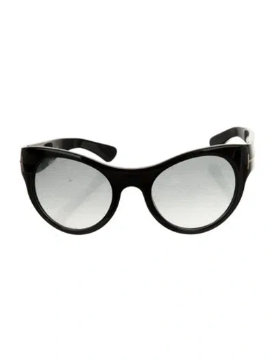 Pre-owned Tom Ford Kelly Cat-eye Sunglasses In Black