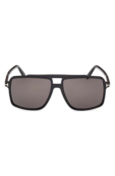 TOM FORD TOM FORD KEMP 59MM NAVIGATOR SUNGLASSES