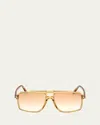 Tom Ford Kemp Aviator Sunglasses In Neutral