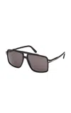 Tom Ford Kemp Square-frame Acetate Sunglasses In Orange