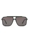 Tom Ford Ft1177 Oversized Square Frame Sunglasses In Black