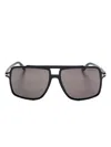 Tom Ford Eyewear Kemp Pilot Frame Sunglasses In Black