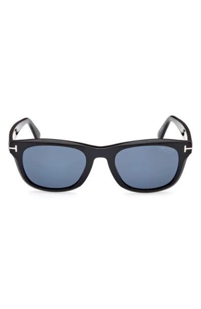 Tom Ford Kendel 54mm Square Sunglasses In Black