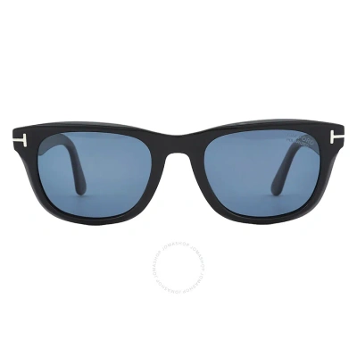 Tom Ford Kendel Polarized Blue Sport Unisex Sunglasses Ft1076 01m 54 In Black / Blue