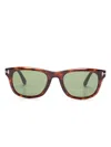 Tom Ford Kendel Square-frame Sunglasses In Brown