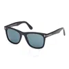 Tom Ford Kevyn - Tf 1099 Sunglasses In Black / Blue / Green