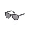 Tom Ford Men's Kevyn Polarized Acetate Square Sunglasses In Black