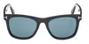 Tom Ford Kevyn Square Frame Sunglasses In 01n