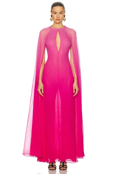 Tom Ford Keyhole Neckline Evening Dress In Pink
