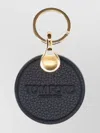 Tom Ford Keyring Accessory Featuring Gold-tone Hardware Design In Black
