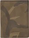 Tom Ford Khaki Camo Nubuck Folding Card Holder