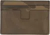 Tom Ford Khaki Camo Nubuck Money Clip Card Holder