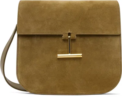 Tom Ford Khaki Medium Crossbody Bag In 1e041 Olive