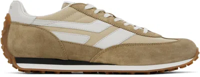 TOM FORD KHAKI SUEDE MICK SNEAKERS