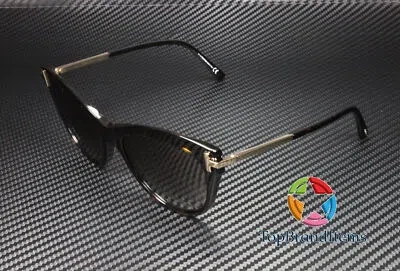 Pre-owned Tom Ford Kira Ft0821 52h Dk Havana Brown Polarized Plastic 56 Women's Sunglasses