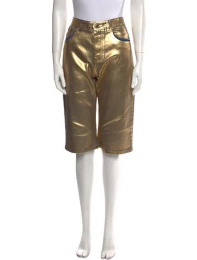 Pre-owned Tom Ford Knee-length Shorts In Gold