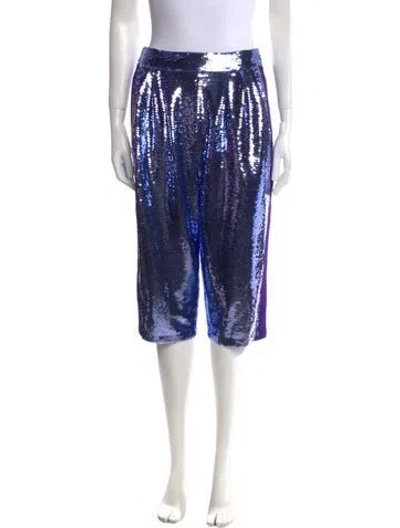 Pre-owned Tom Ford Knee-length Shorts W/ Tags In Blue/purple