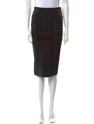 Pre-owned Tom Ford Knee-length Skirt In Black