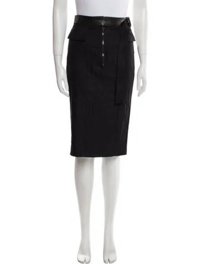 Pre-owned Tom Ford Knee-length Skirt In Black