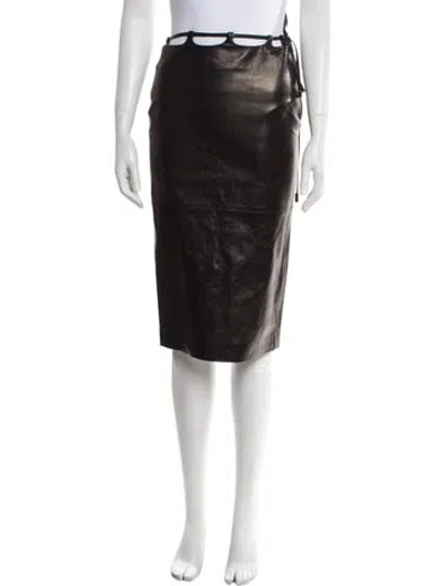 Pre-owned Tom Ford Knee-length Skirt In Black