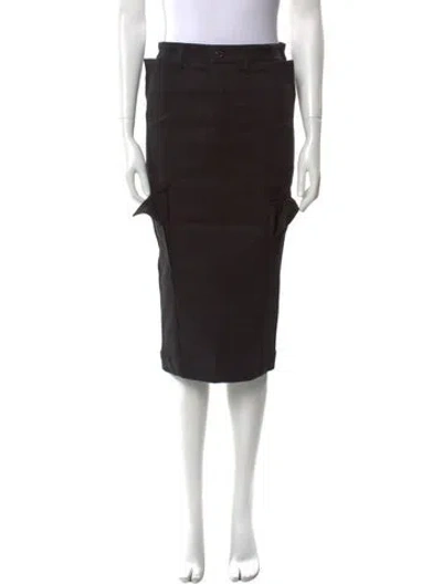 Pre-owned Tom Ford Knee-length Skirt In Black