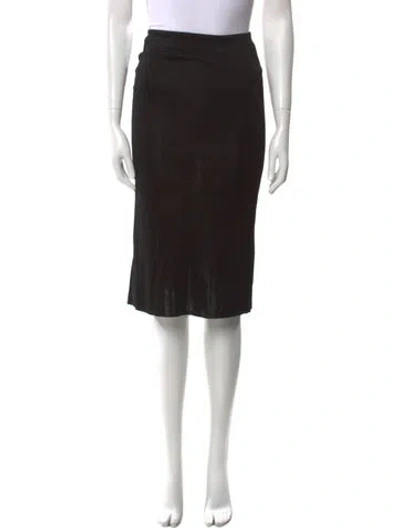 Pre-owned Tom Ford Knee-length Skirt In Black