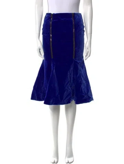 Pre-owned Tom Ford Knee-length Skirt In Blue