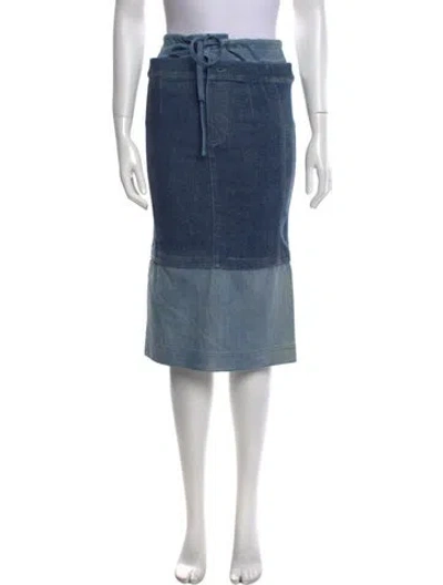 Pre-owned Tom Ford Knee-length Skirt In Blue
