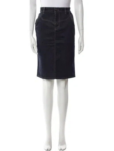 Pre-owned Tom Ford Knee-length Skirt In Blue