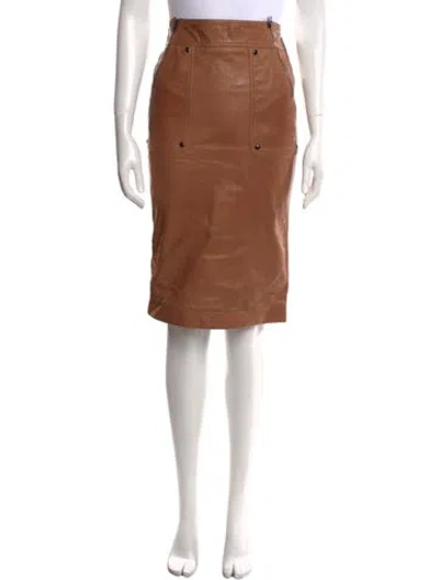 Pre-owned Tom Ford Knee-length Skirt In Brown