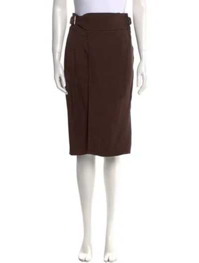 Pre-owned Tom Ford Knee-length Skirt In Brown