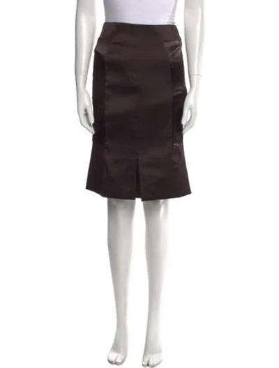 Pre-owned Tom Ford Knee-length Skirt In Brown