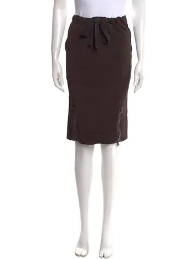 Pre-owned Tom Ford Knee-length Skirt In Brown