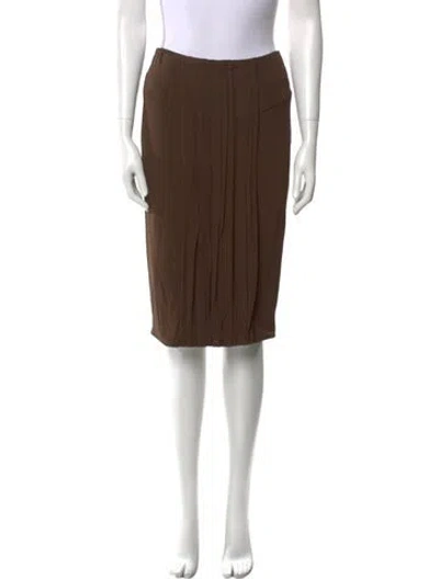 Pre-owned Tom Ford Knee-length Skirt In Brown