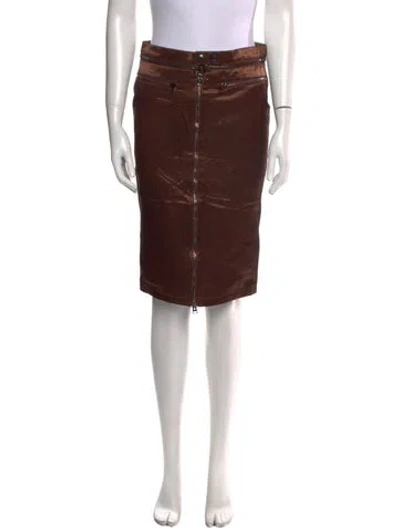 Pre-owned Tom Ford Knee-length Skirt In Brown