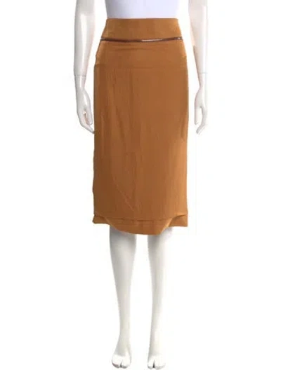 Pre-owned Tom Ford Knee-length Skirt In Brown