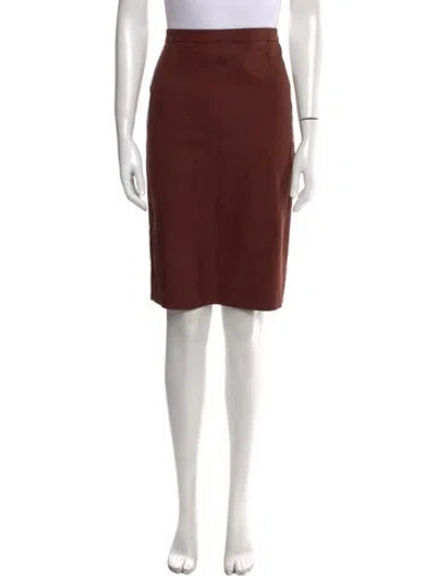 Pre-owned Tom Ford Knee-length Skirt In Brown