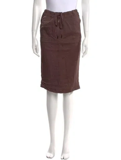 Pre-owned Tom Ford Knee-length Skirt In Brown