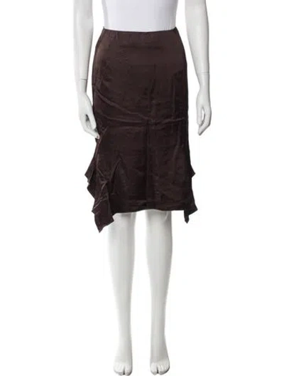 Pre-owned Tom Ford Knee-length Skirt In Brown