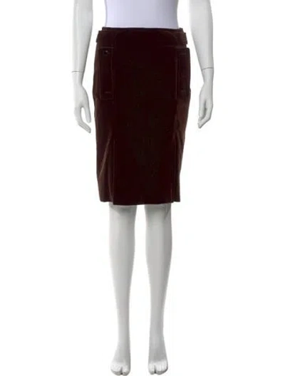 Pre-owned Tom Ford Knee-length Skirt In Brown