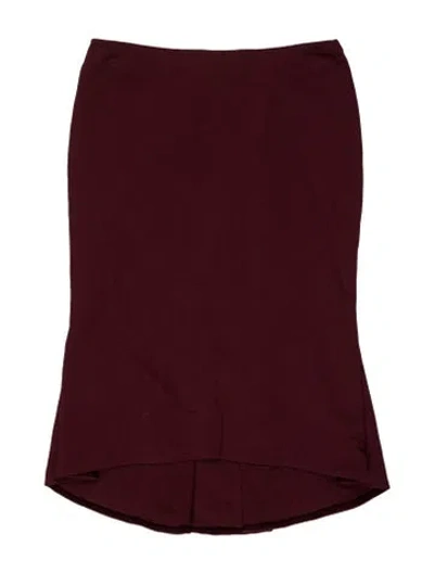 Pre-owned Tom Ford Knee-length Skirt In Burgundy