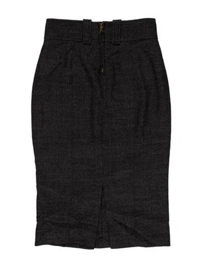 Pre-owned Tom Ford Knee-length Skirt In Gray