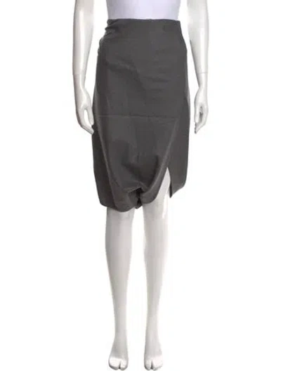 Pre-owned Tom Ford Knee-length Skirt In Gray