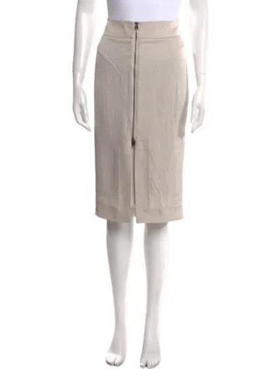 Pre-owned Tom Ford Knee-length Skirt In Gray
