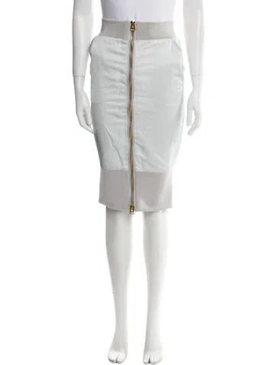 Pre-owned Tom Ford Knee-length Skirt In Gray