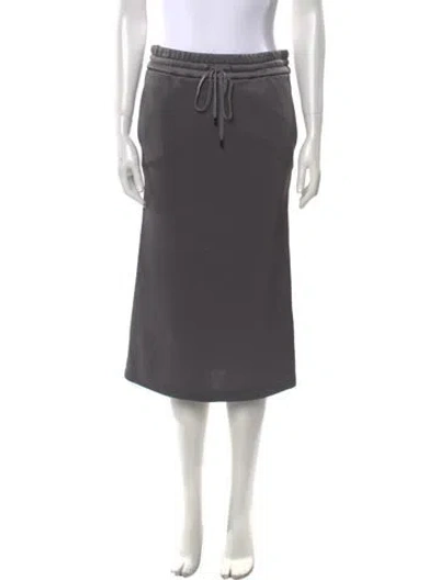 Pre-owned Tom Ford Knee-length Skirt In Gray