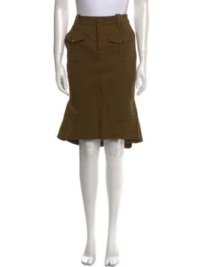 Pre-owned Tom Ford Knee-length Skirt In Green