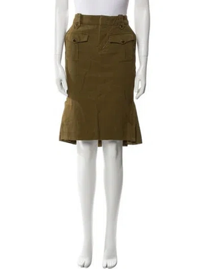 Pre-owned Tom Ford Knee-length Skirt In Green